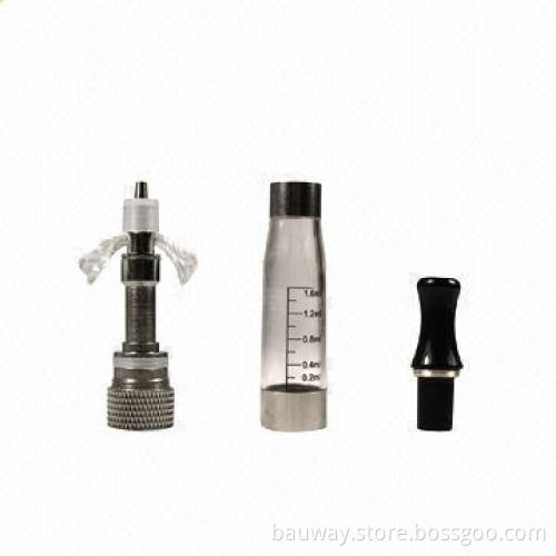 Coil Replaceable Cartomizer, Bauway CE4 V2, 7 Tube Colors Gray/Red/Green/Clear/Red/Purple/Yellow